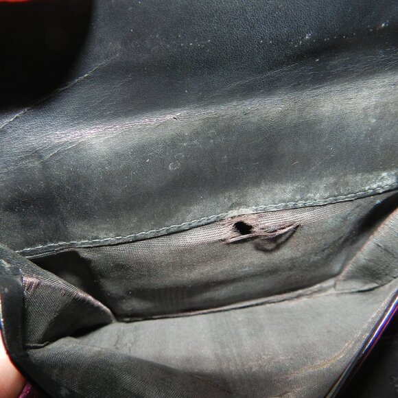 Vintage Prada Tessuto Nylon & Leather Handbag and Prada Nero Leather Wal… - Picture 15 of 16